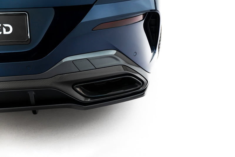 Maxton Design Rear Splitter (with one vertical bar) for BMW 8 Series Gran Coupe M-Pack G16