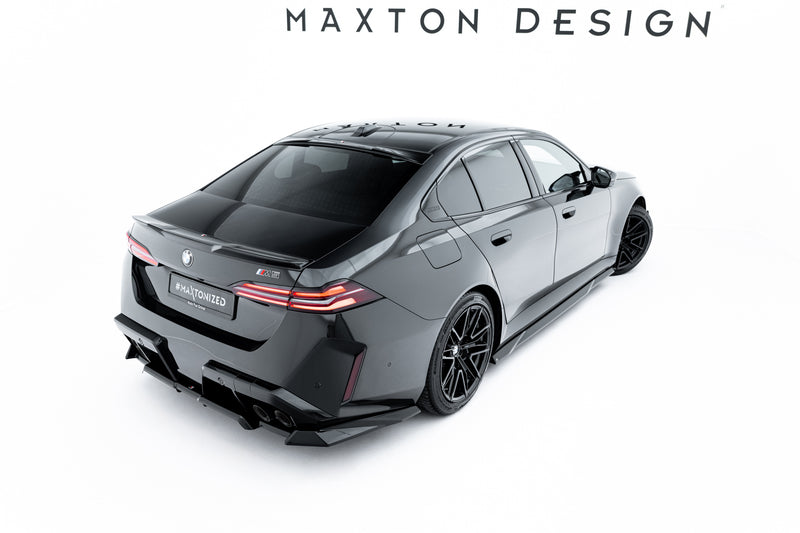 Maxton Design Hinten Splitter (mit einem vertikalem balken) BMW M5 Sedan / Touring G90