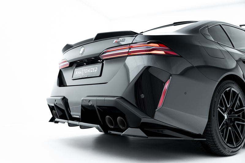 Maxton Design Hinten Splitter (mit einem vertikalem balken) BMW M5 Sedan / Touring G90