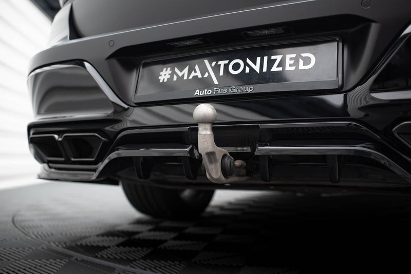Maxton Design Hinten Splitter (mit einem vertikalem balken) BMW M760e G70
