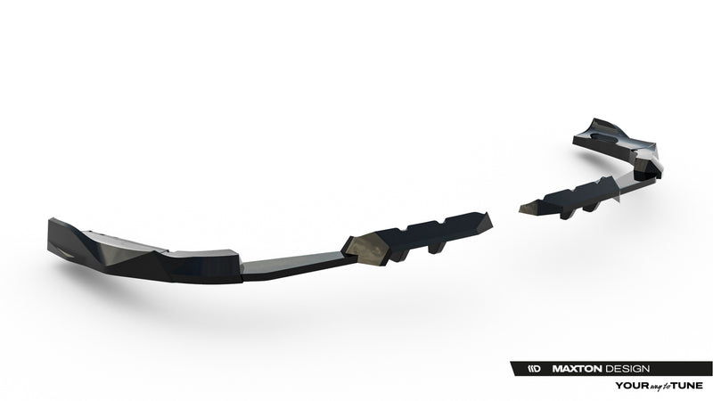 Maxton Design Rear Splitter (with a vertical bar) BMW X3 M50 G45