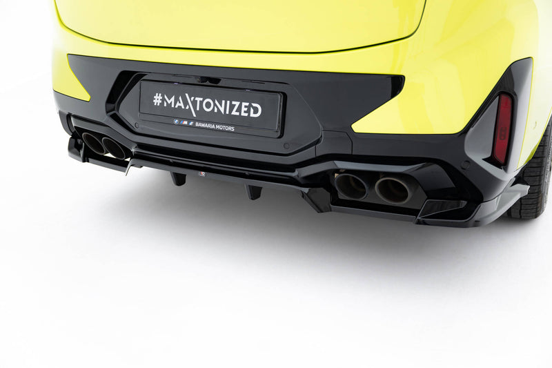 Maxton Design Hinten Splitter (mit einem vertikalem balken) BMW X4M F98 Facelift