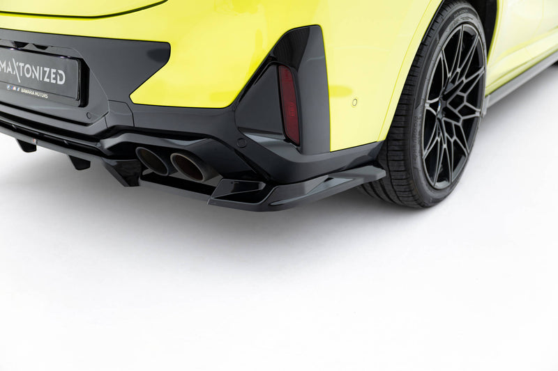 Maxton Design Hinten Splitter (mit einem vertikalem balken) BMW X4M F98 Facelift
