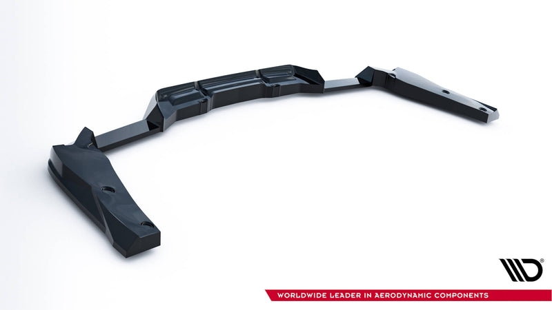 Maxton Design Hinten Splitter (mit einem vertikalem balken) BMW X4M F98 Facelift