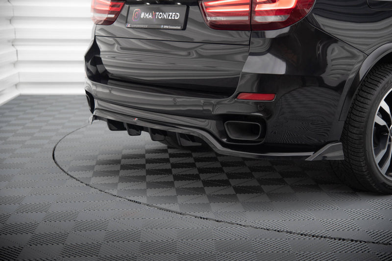 Maxton Design Rear Splitter (with one vertical bar) BMW X5 M-Pack F15