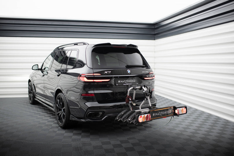 Maxton Design Rear Splitter (with one vertical bar) BMW X7 M-Pack G07 Facelift