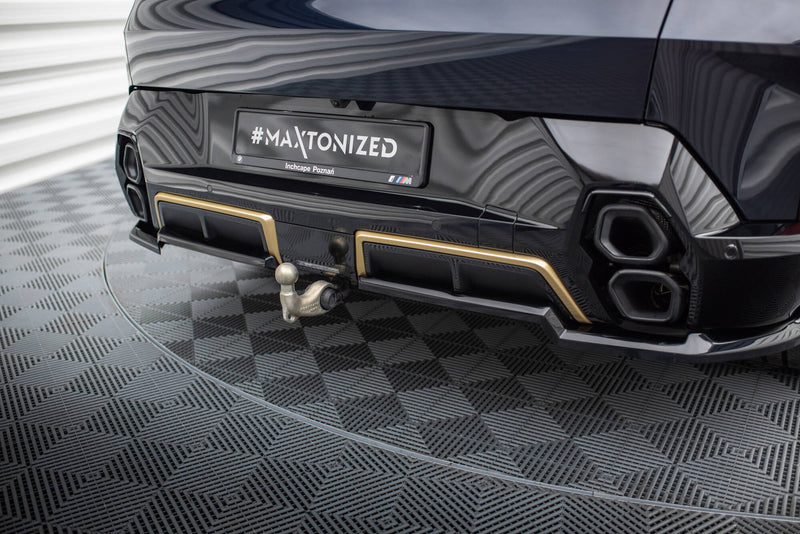 Maxton Design Hinten Splitter (mit einem vertikalem balken) BMW XM G09