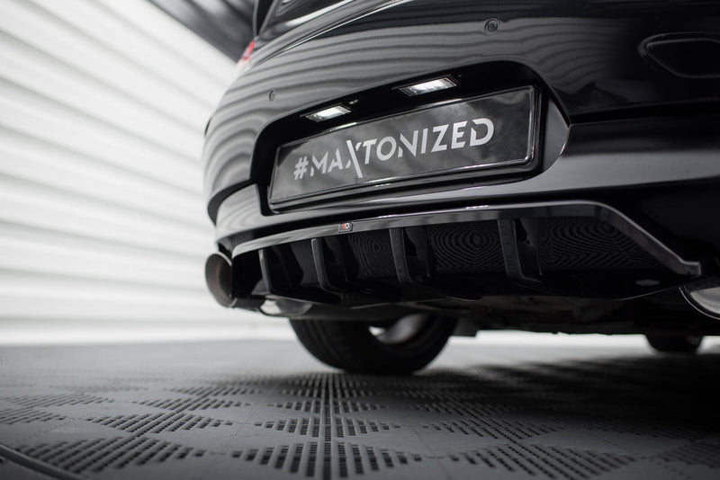 Maxton Design Hinten Splitter (mit einem vertikalem balken) BMW Z4 M-Pack E89 Facelift