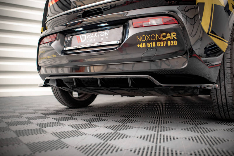 Maxton Design Hinten Splitter (mit einem vertikalem balken) BMW i3 Mk1 Facelift