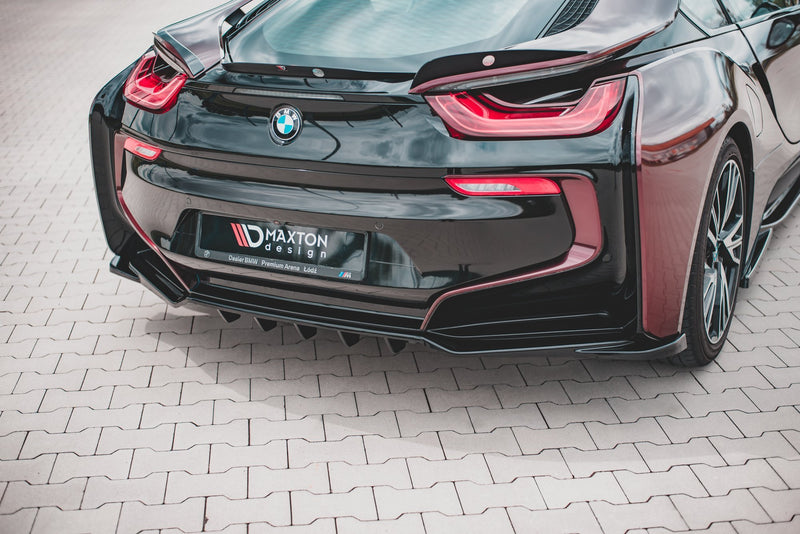Maxton Design Hinten Splitter (mit einem vertikalem balken) BMW i8
