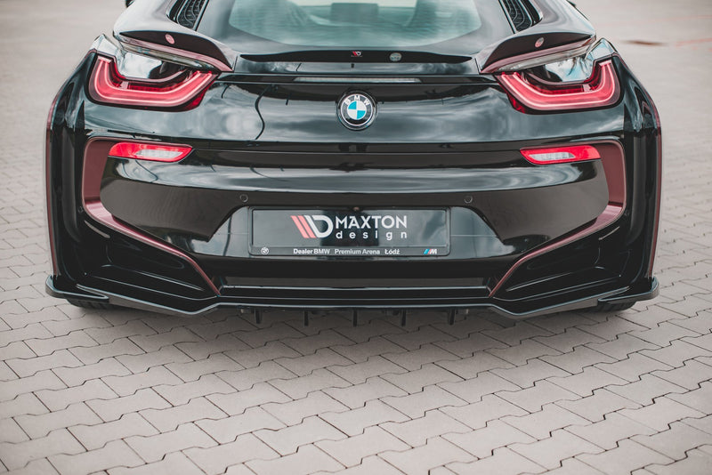 Maxton Design Hinten Splitter (mit einem vertikalem balken) BMW i8