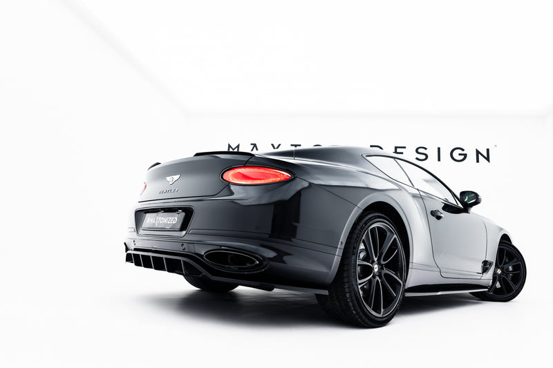 Maxton Design Rear Splitter (with one vertical bar) Bentley Continental GT Coupe Mk3