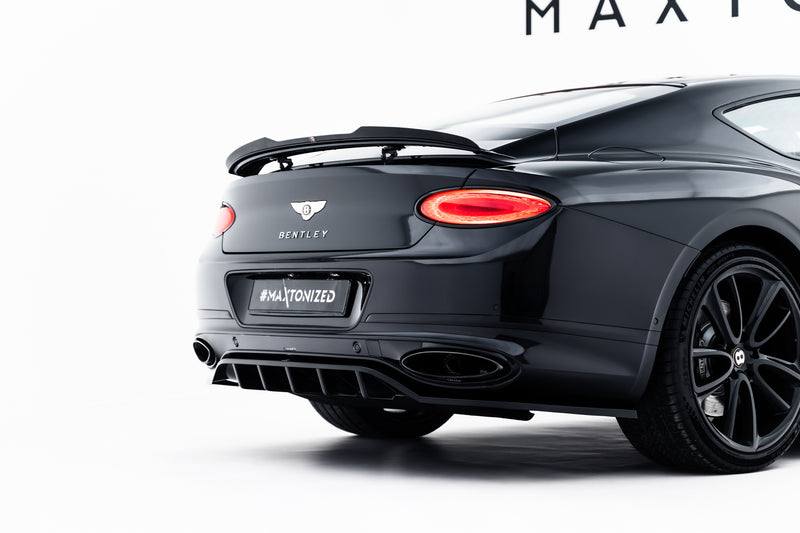 Maxton Design Rear Splitter (with one vertical bar) Bentley Continental GT Coupe Mk3