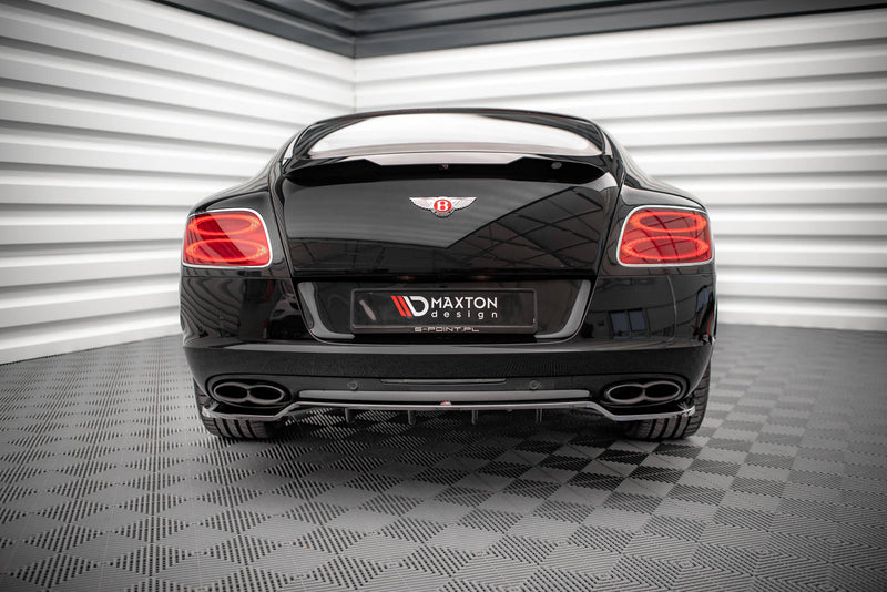 Maxton Design Hinten Splitter (mit einem vertikalem balken) Bentley Continental GT V8 S Mk2