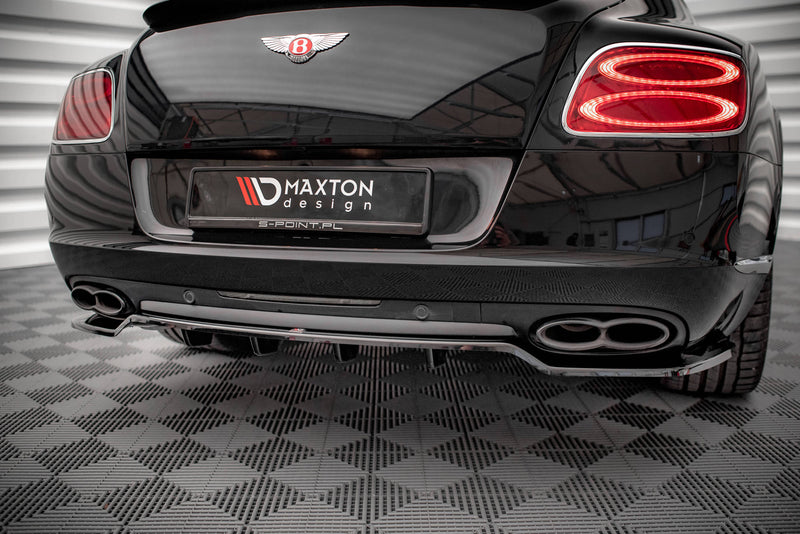 Maxton Design Hinten Splitter (mit einem vertikalem balken) Bentley Continental GT V8 S Mk2