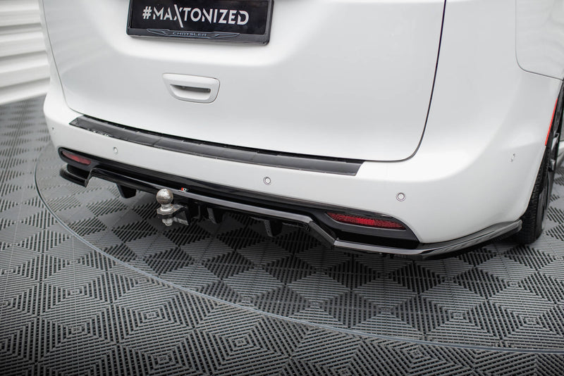 Maxton Design Hinten Splitter (mit einem vertikalem balken) Chrysler Pacifica Mk2 Facelift