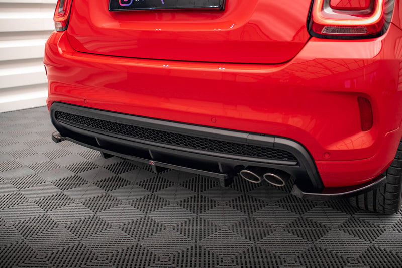 Maxton Design Rear Splitter (with one vertical bar) Fiat 500X Sport Mk1 Facelift