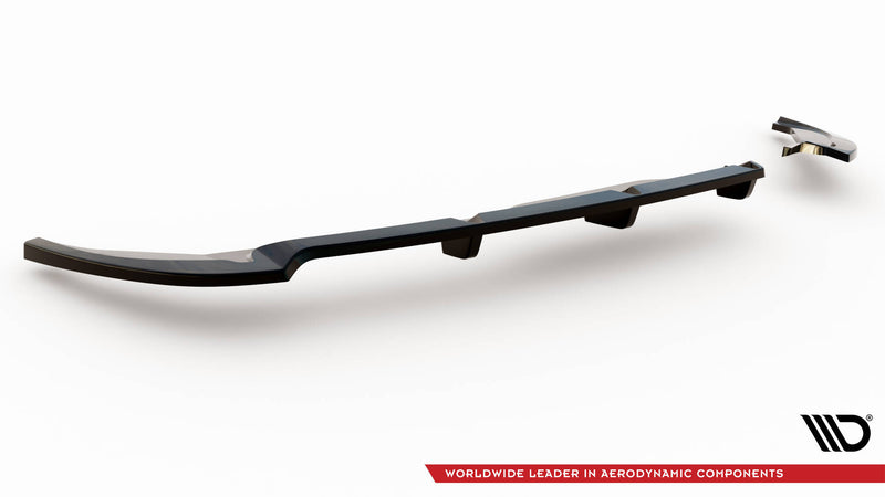 Maxton Design Rear Splitter (with one vertical bar) Fiat 500X Sport Mk1 Facelift