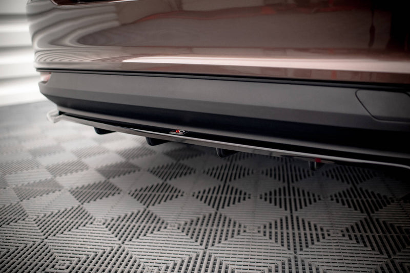 Maxton Design Hinten Splitter (mit einem vertikalem balken) Fiat Tipo S Sedan Mk1