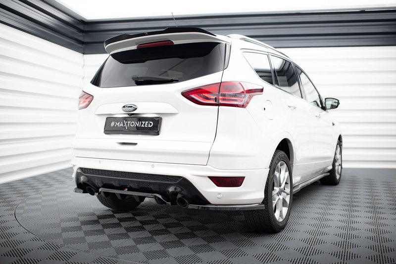 Maxton Design Hinten Splitter (mit einem vertikalem balken) Ford Kuga ST-Line Mk2