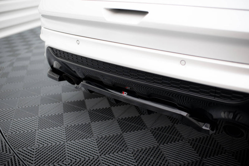 Maxton Design Hinten Splitter (mit einem vertikalem balken) Ford Kuga ST-Line Mk2