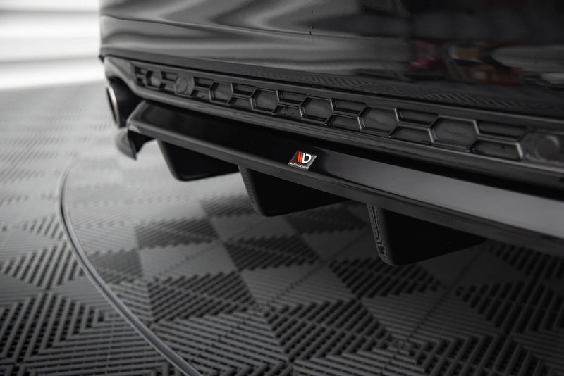 Maxton Design Hinten Splitter (mit einem vertikalem balken) Ford Mondeo ST-Line Estate Mk4 Facelift