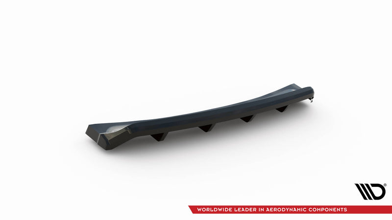 Maxton Design Hinten Splitter (mit einem vertikalem balken) Ford Mondeo Sport Mk5 Facelift / Fusion Sport Mk2 Facelift