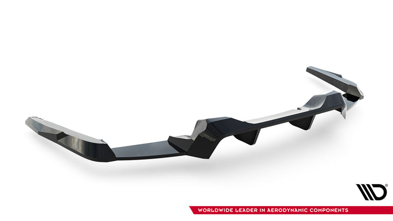 Maxton Design Rear Splitter (with a vertical bar) Ford Mustang Dark Horse Mk7