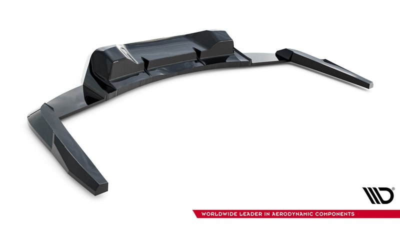 Maxton Design Rear Splitter (with a vertical bar) Ford Mustang Dark Horse Mk7