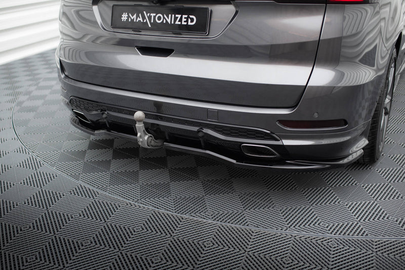 Maxton Design Hinten Splitter (mit einem vertikalem balken) Ford S-Max ST-Line Mk2