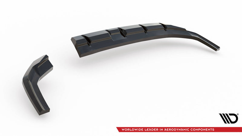 Maxton Design Hinten Splitter (mit einem vertikalem balken) Hyundai Kona N-Line Mk2