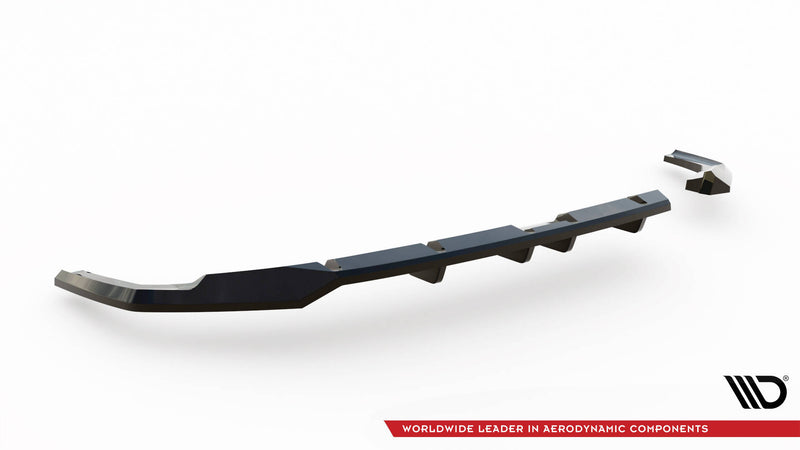 Maxton Design Hinten Splitter (mit einem vertikalem balken) Hyundai Kona N-Line Mk2