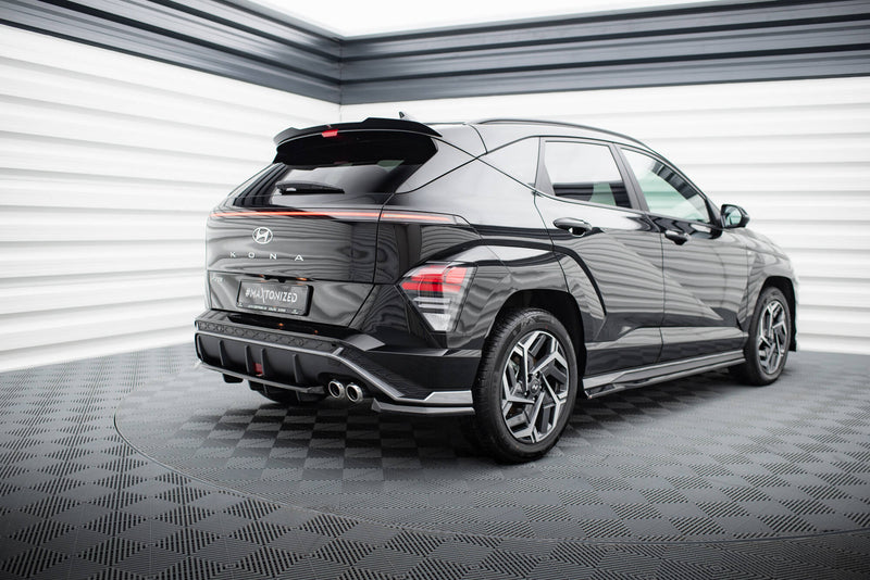 Maxton Design Hinten Splitter (mit einem vertikalem balken) Hyundai Kona N-Line Mk2