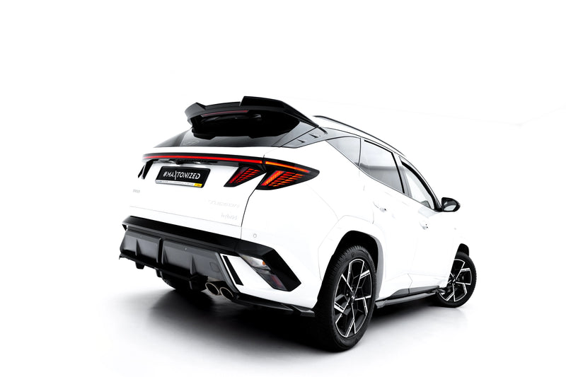 Maxton Design Rear Splitter (with a vertical bar) Hyundai Tucson N-Line Mk4 Facelift
