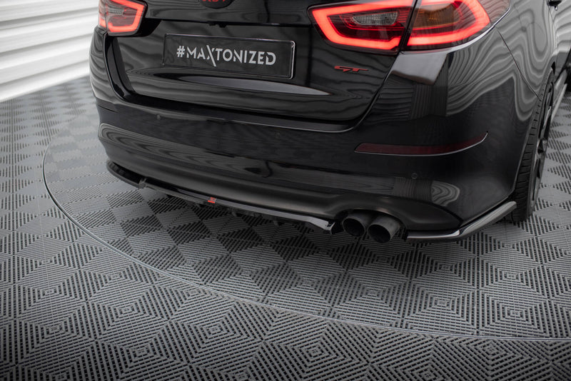 Maxton Design Hinten Splitter (mit einem vertikalem balken) Kia Optima Mk3
