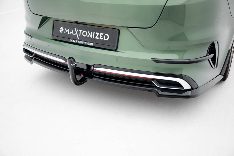 Maxton Design Hinten Splitter (mit einem vertikalem balken) Kia Proceed GT-Line Mk1 Facelift