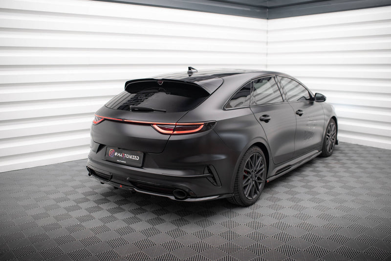 Maxton Design Hinten Splitter (mit einem vertikalem balken) Kia Proceed GT Mk1 Facelift