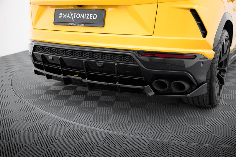 Maxton Design Rear Splitter (with one vertical bar) Lamborghini Urus Mk1