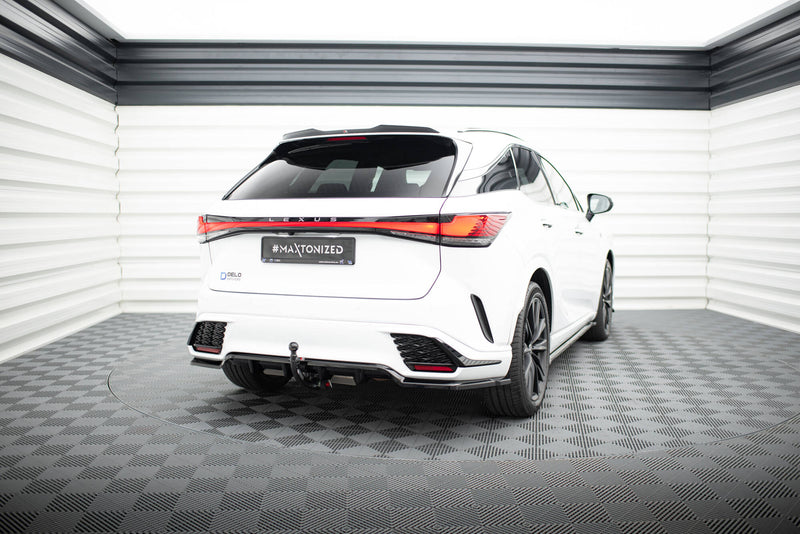 Maxton Design Hinten Splitter (mit einem vertikalem balken) Lexus RX F-Sport Mk5