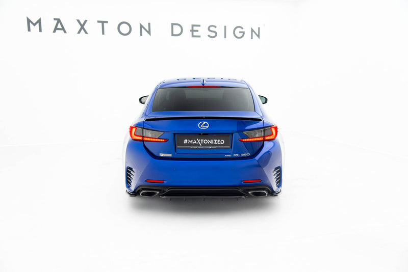 Maxton Design Hinten Splitter (mit einem vertikalem balken) Lexus Rc Mk1