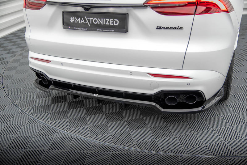 Maxton Design Rear Splitter (with one vertical bar) Maserati Grecale GT / Modena Mk1