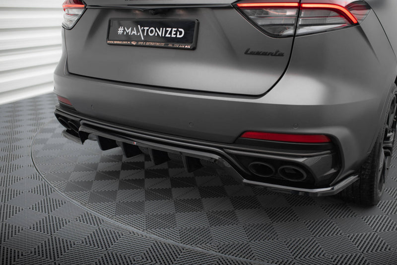 Maxton Design Hinten Splitter (mit einem vertikalem balken) Maserati Levante Trofeo Mk1