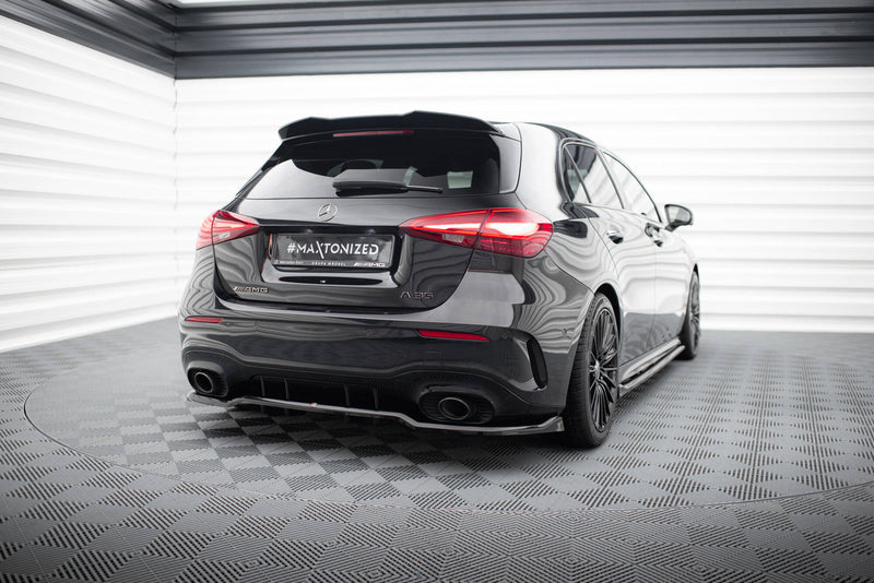 Maxton Design Hinten Splitter (mit einem vertikalem balken) Mercedes-AMG A35 Hatchback W177