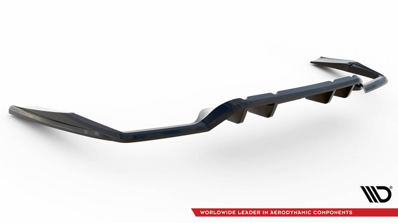 Maxton Design Rear Splitter (with one vertical bar) Mercedes-AMG C43 Coupe / Cabrio C205 Facelift / A205 Facelift