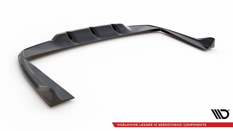 Maxton Design Hinten Splitter (mit einem vertikalem balken) Mercedes-AMG C63 Sedan / Estate W205 / S205