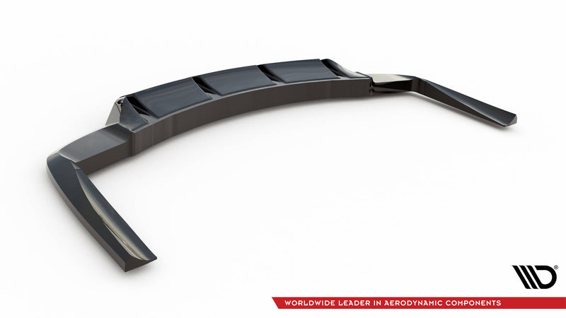 Maxton Design Hinten Splitter (mit einem vertikalem balken) Mercedes-AMG CLA 45 C117 Facelift