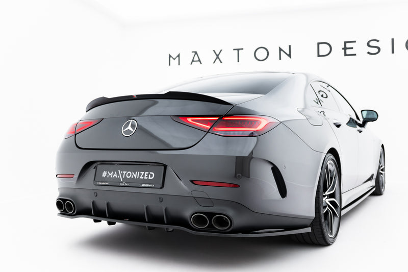 Maxton Design Hinten Splitter (mit einem vertikalem balken) Mercedes-AMG CLS 53 C257