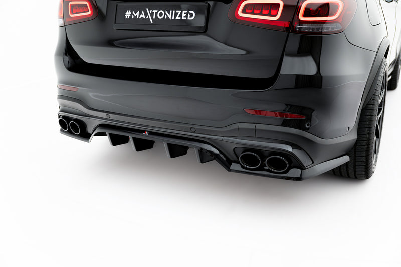 Maxton Design Hinten Splitter (mit einem vertikalem balken) Mercedes-AMG GLC 43 SUV X253 Facelift