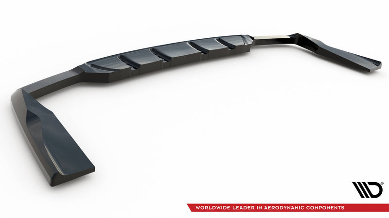 Maxton Design Rear Splitter (with one vertical bar) Mercedes-AMG GLC 63 Coupe C253 Facelift