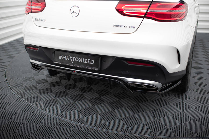 Maxton Design Hinten Splitter (mit einem vertikalem balken) Mercedes-AMG GLE 43 Coupe C292